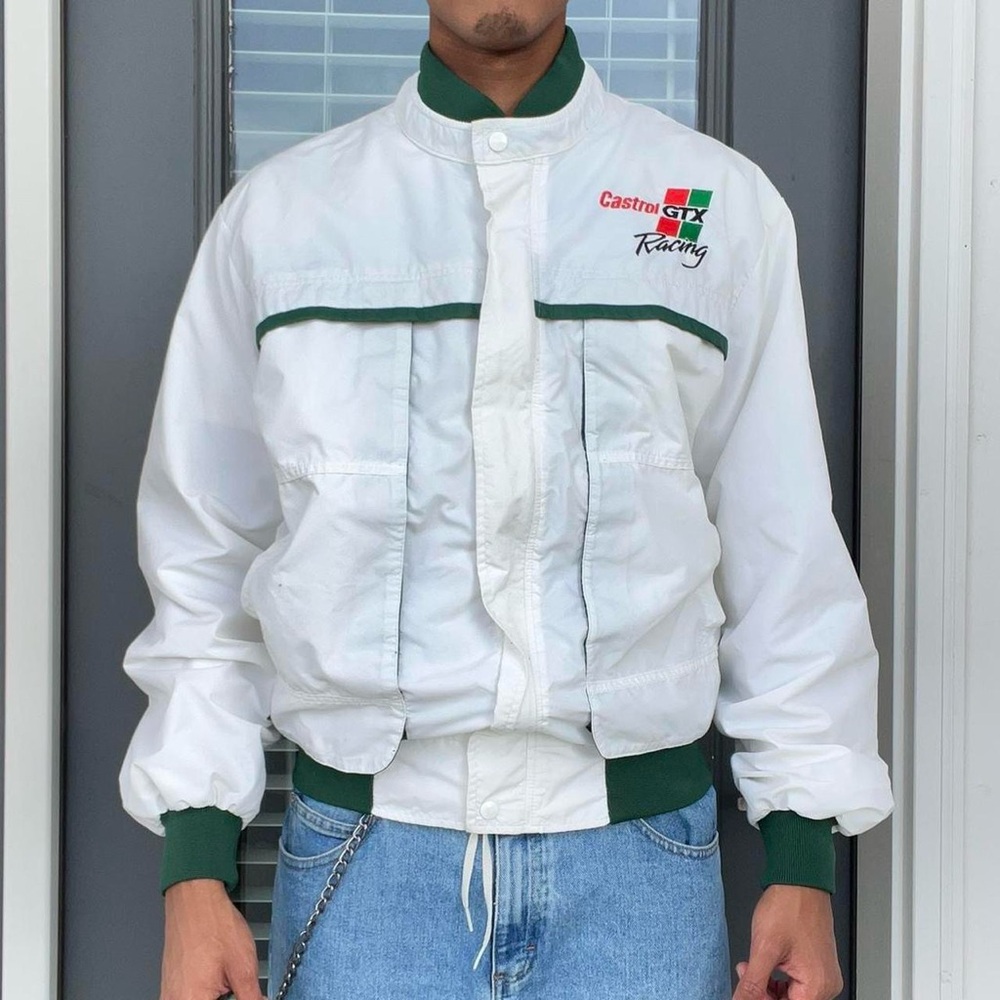 Vintage 90s/ Y2K NASCAR Windbreaker Jacket